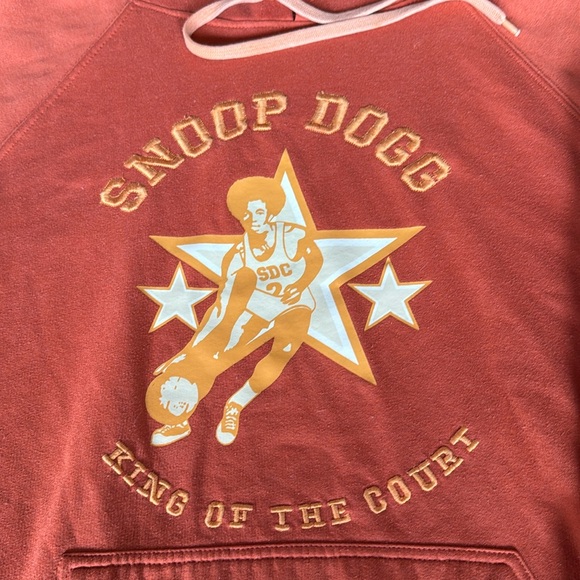 Snoop Dogg Other - Snoop Dogg King of the Court Sweatshirt Hoodie Orange Size XL (TD)